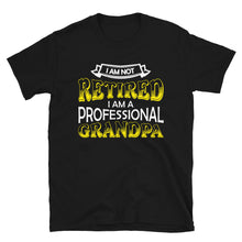 Load image into Gallery viewer, I&#39;m Not Retired I&#39;m Professional Grandpa Unisex T-Shirt