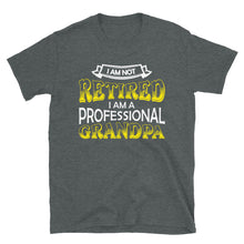 Load image into Gallery viewer, I&#39;m Not Retired I&#39;m Professional Grandpa Unisex T-Shirt