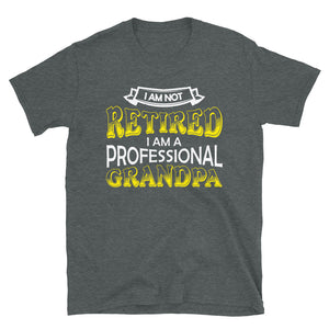 I'm Not Retired I'm Professional Grandpa Unisex T-Shirt